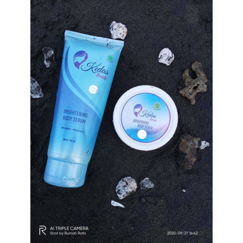 (COD) KEDAS BEAUTY BRIGHTENING BODY SERUM,SCRUB,DAN SABUN