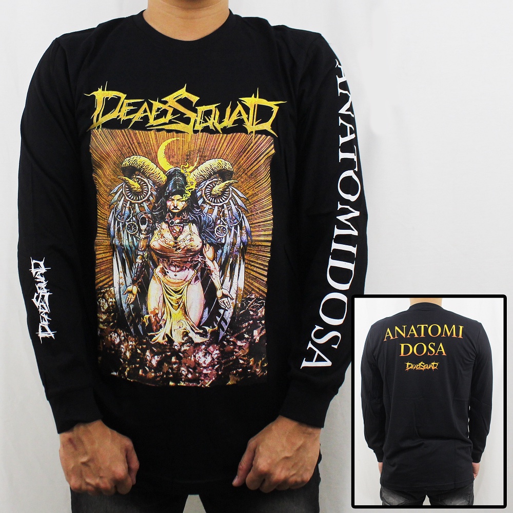BAJU MUSIK DEADSQUAD LENGAN PANJANG 03 - BAJU LENGAN PANJANG DEADSQUAD - LONGSLEEVE PRIA MUSIK - LON