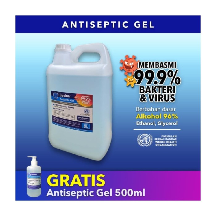 Dijual Liter Gel Gel Hand Antiseptic  5 Hand 5 uk Liter Berkualitas uk Sanitizer