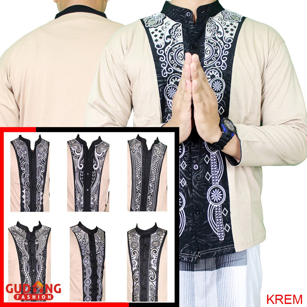 Baju Koko Pria Lengan Panjang Kerah Shanghai (KKL)