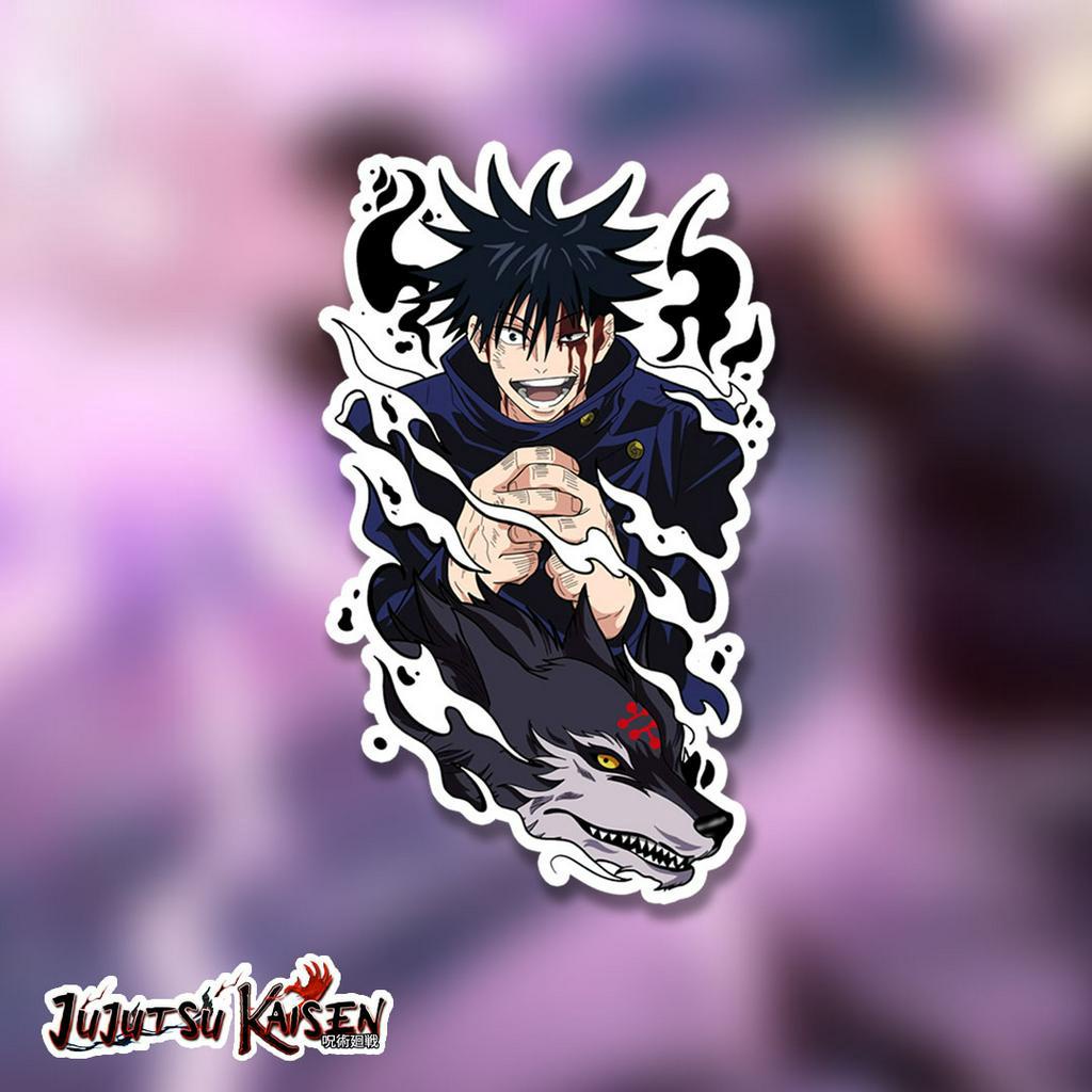

Stiker Sticker Vinyl Waterproof Anime Jujutsu Kaisen Fushiguro Megumi