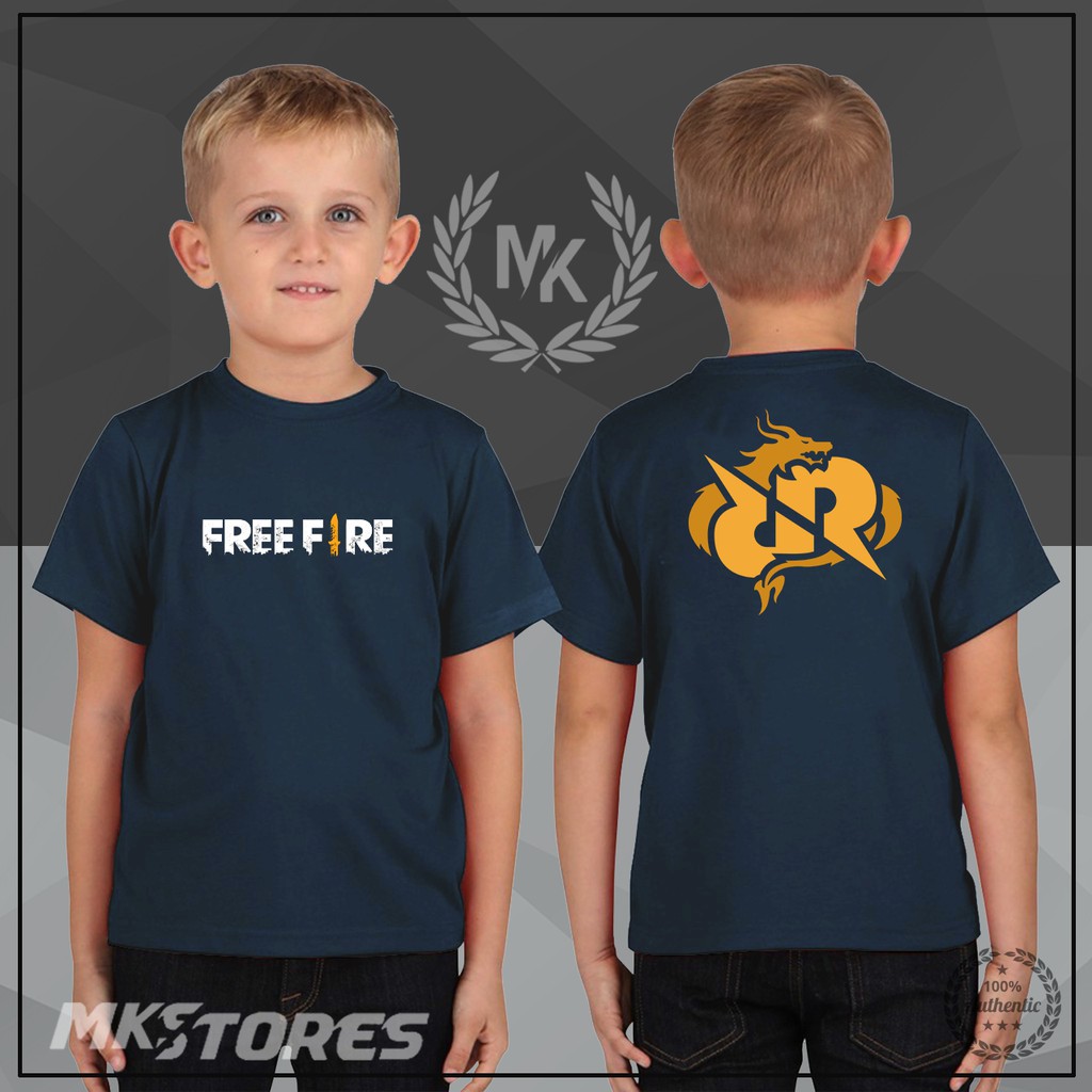 KAOS TSHIRT ANAK COWOK FREEFIRE RRQ RYU - MKSTORES
