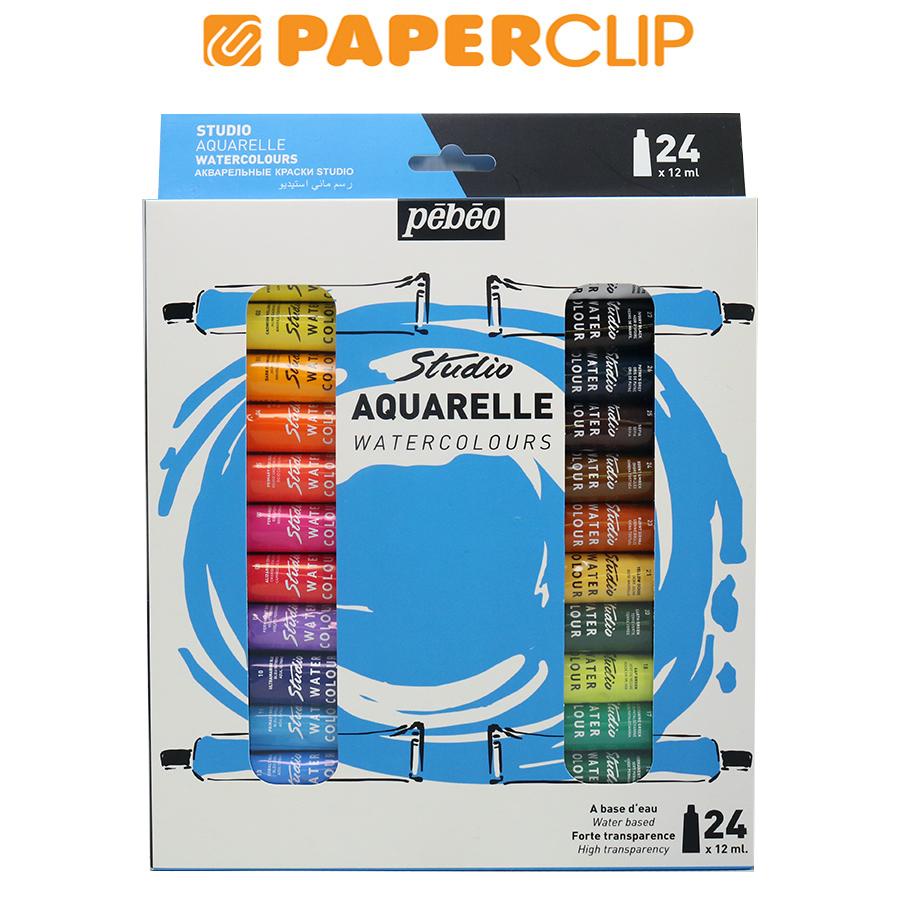

PEBEO STUDIO WATERCOLOUR 24 TUBE 12ml 668920