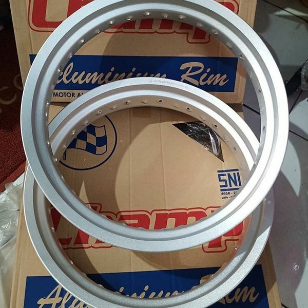 Velg Champ Sepasang 300 & 350 17 H36 Silver Doff