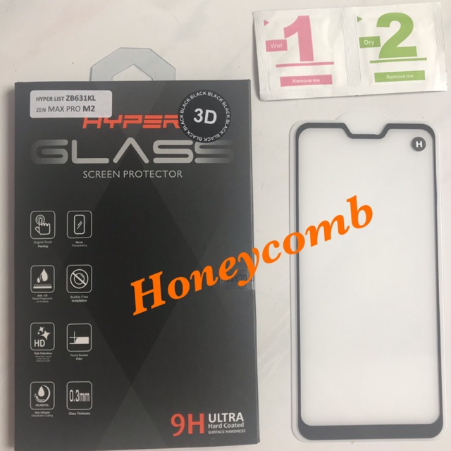Tempered Glass Hyper 3D Full Cover Asus Zenfone Max Pro M2 (ZB631KL)