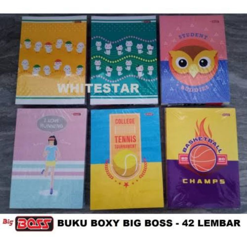 

buku tulis big boos isi 42 lembar