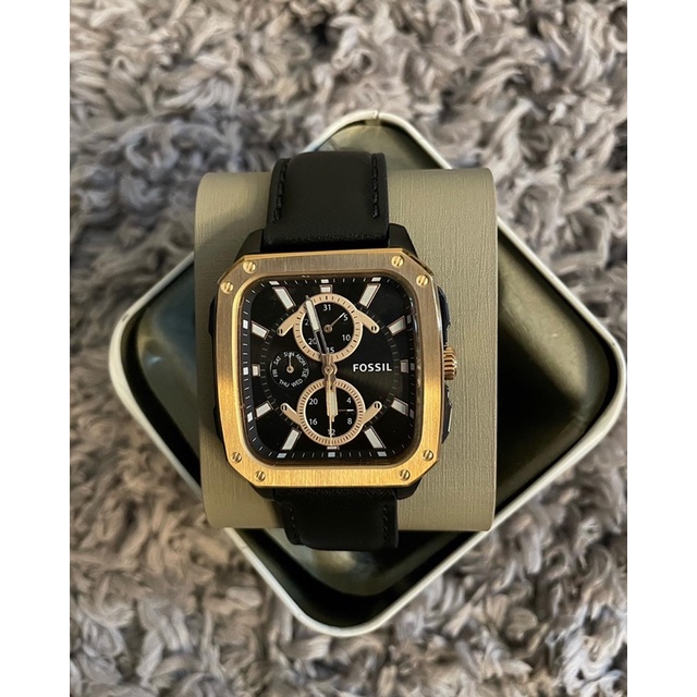 Bq2654 black leather watch