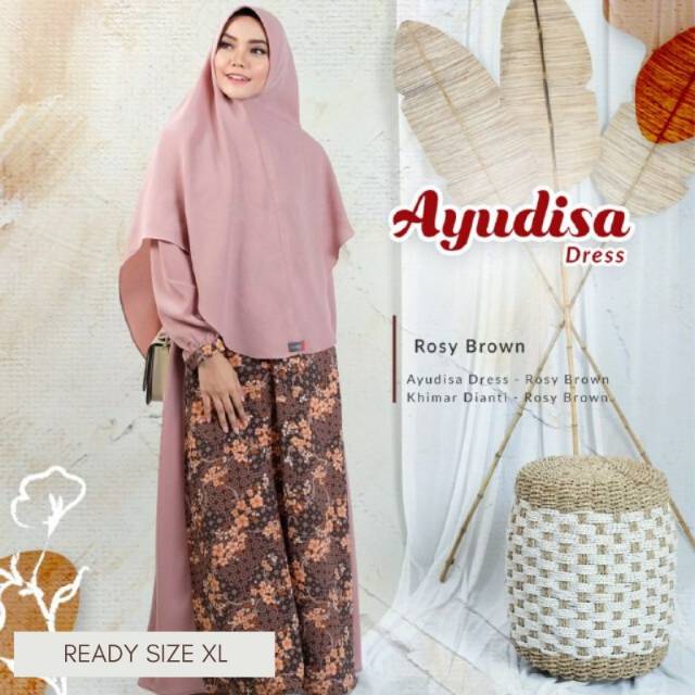 AYUDISA DRESS BROWN BY YASMEERA