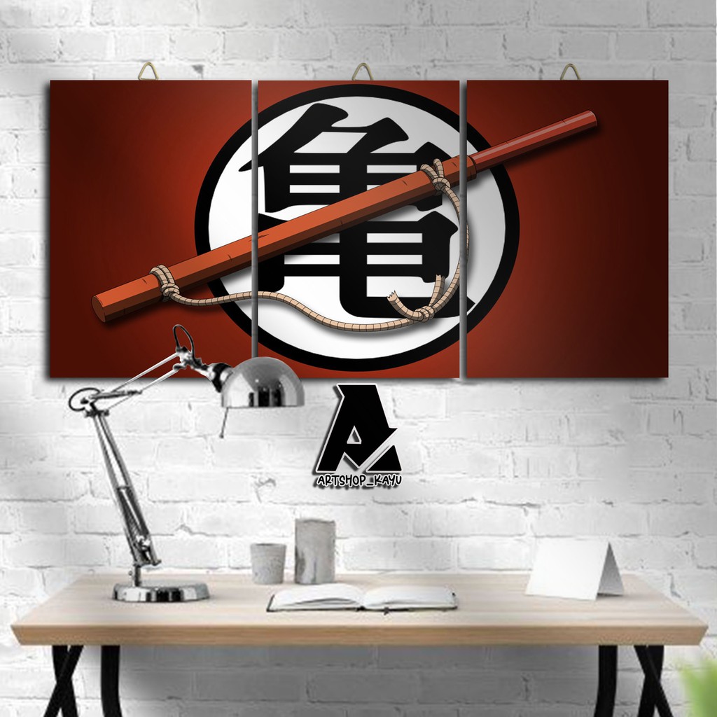 Hiasan dinding Hiasan Kamar DRAGON BALL Poster Kayu Pajangan Rumah/ dekorasi dinding / Walldecor