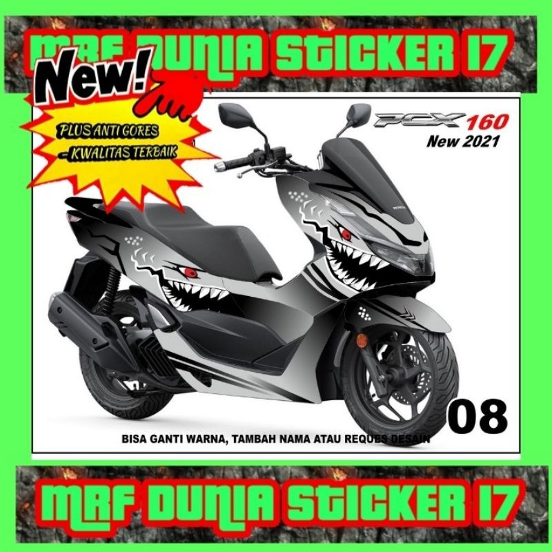 Sticker decal Honda PCX 160 Full Body decal Honda PCX NEW 160 Full body Sticker PCX 160 Full body 08