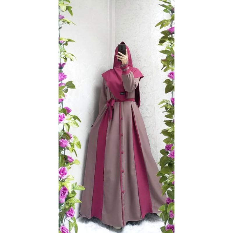 efina set syari, efina gamis, gamis