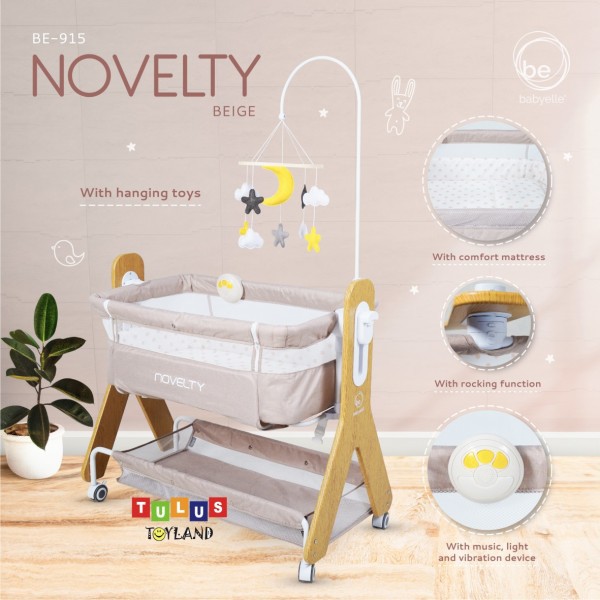 Babyelle NOVELTY BE 915 bed side box bayi sisi bisa turun ranjang ayun Baby Elle co sleeper ranjang portable