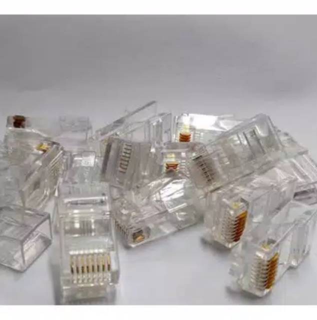 Rj45 Standard Modular Plug Cat5 EYOTA/ Kepala Konektor RJ45 MEREK EYOTA