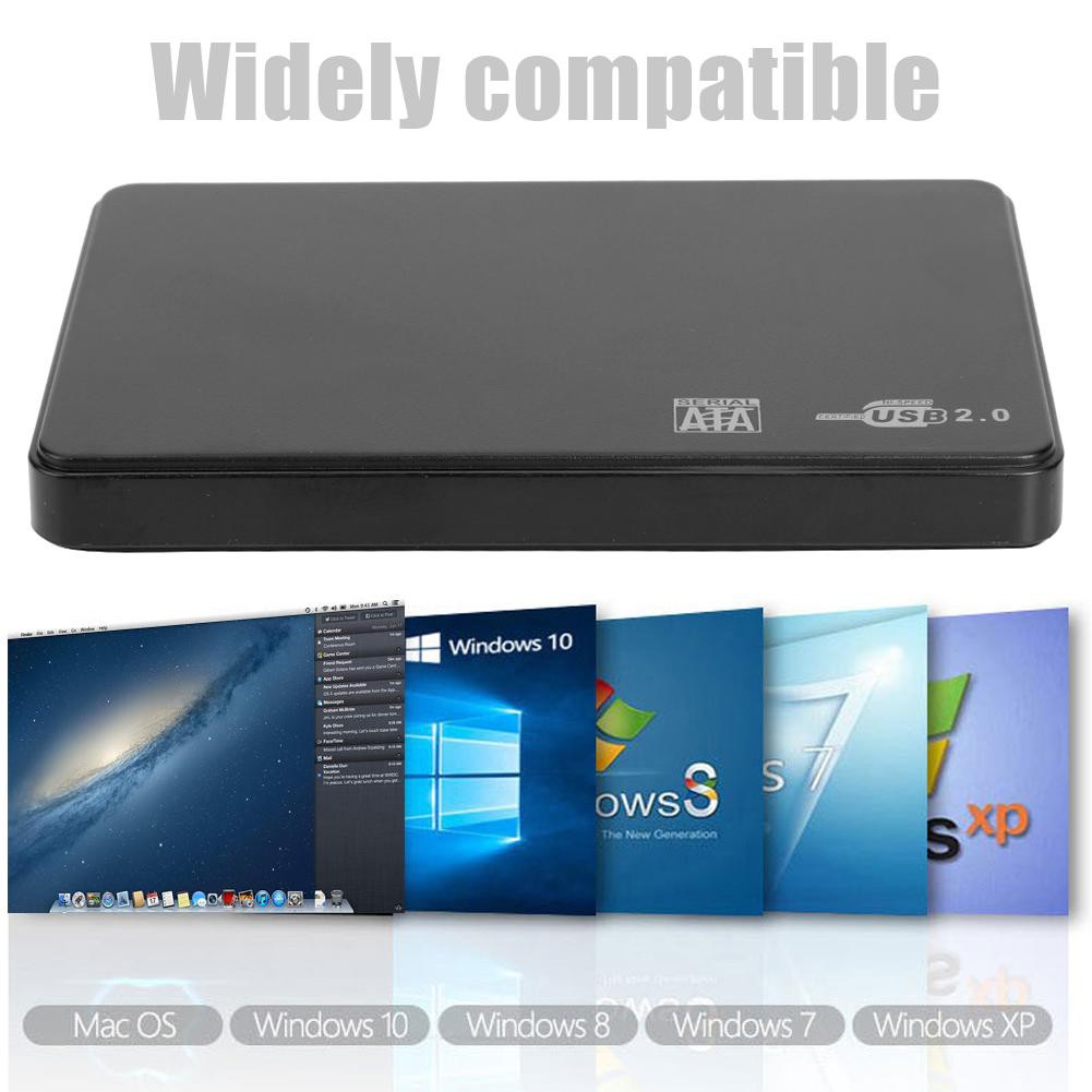Casing Hard Disk External 2.5 Inch SATA USB2.0 untuk PC