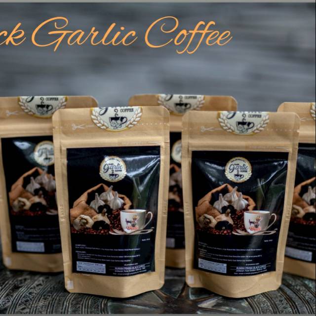 

Black garlic Coffee