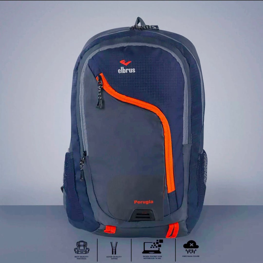 Daypack Tas Ransel Pria Seri Perugia Tas Pria Ransel Tas Punggung Tas outdoor Tas Bahu Pria