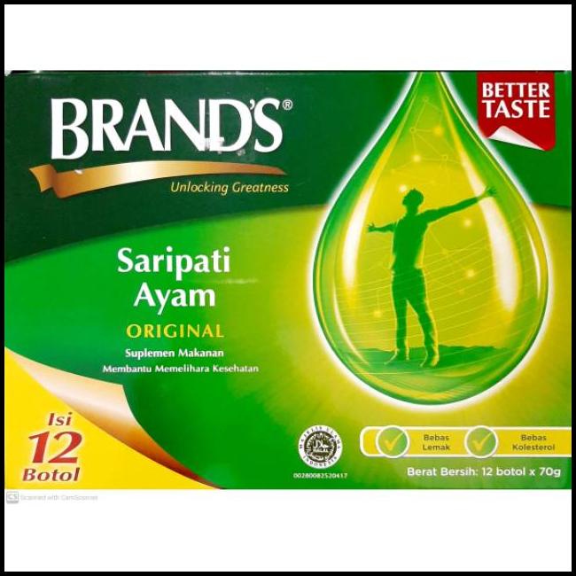 

Brand'S Saripati Ayam Original ( 12 Botol @ 70 Gram)