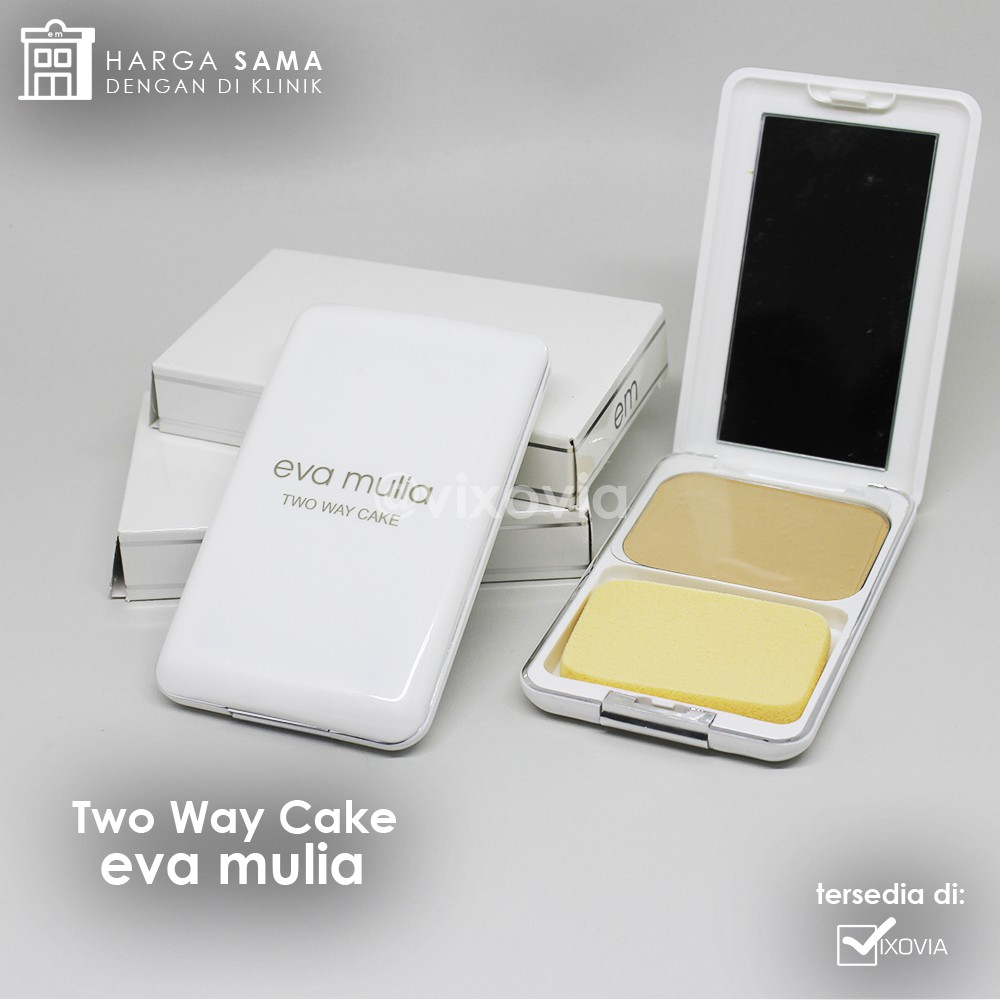 Two Way Cake / Bedak Kecantikan Wajah Eva Mulia