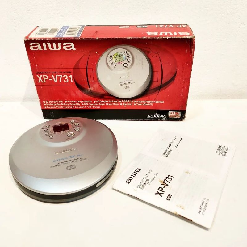 Discman AIWA XP-V731 // CD Audio Player // Walkman CD Jadul