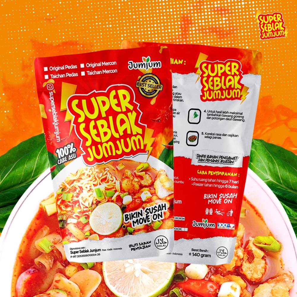 

ORIGINAL PEDAS - SUPER SEBLAK JUMJUM