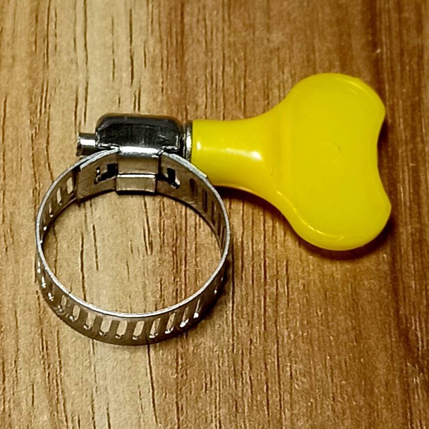 Klem Selang - Hose Clamp 7/8&quot; With Handle Winn-Gas / Klem Selang  Kuning 7/8&quot;
