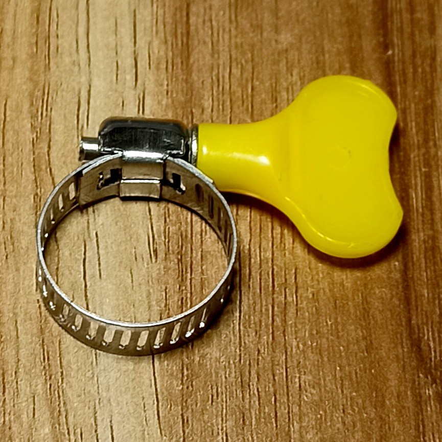 Klem Selang - Hose Clamp 7/8&quot; With Handle Winn-Gas / Klem Selang  Kuning 7/8&quot;