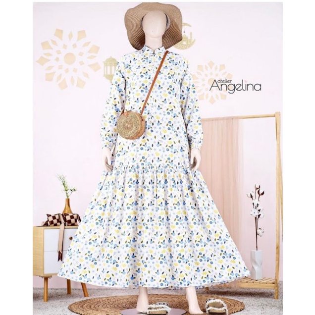 PROMO ATELIER ANGELINA Mixed Floral White Blue S & M