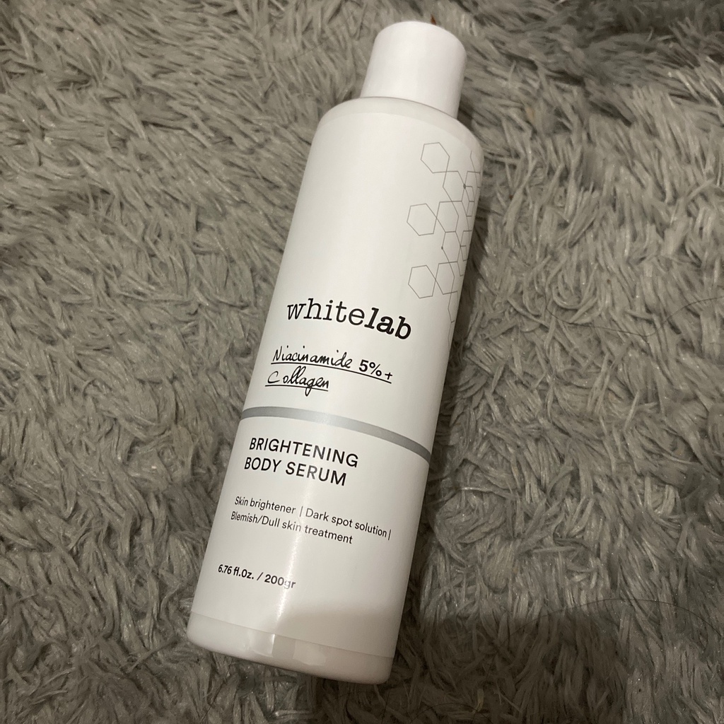 [NEW] Whitelab Brightening Body Lotion Serum Mencerahkan &amp; Melembabkan Kulit dalam 7 Hari - BPOM 200 Gram Kemasan Baru