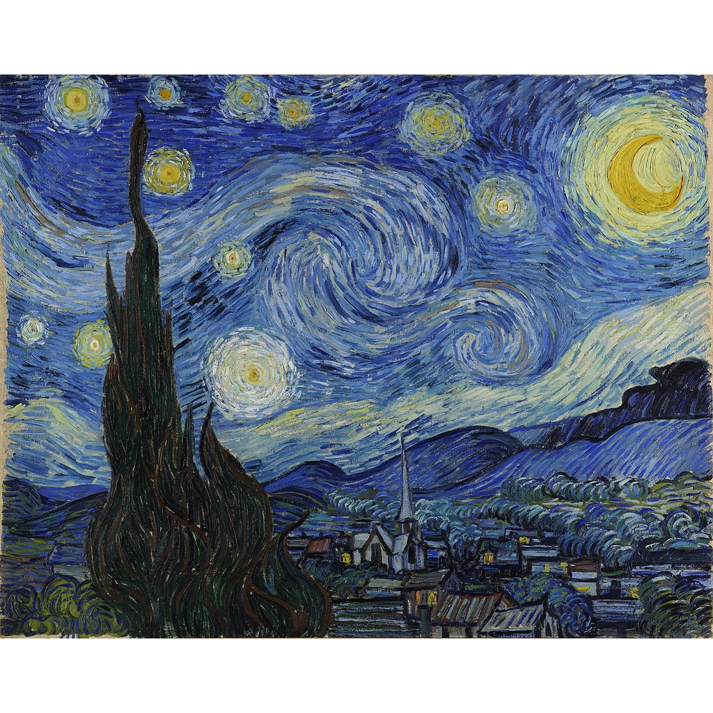 Replika Lukisan Starry Night Van Gogh