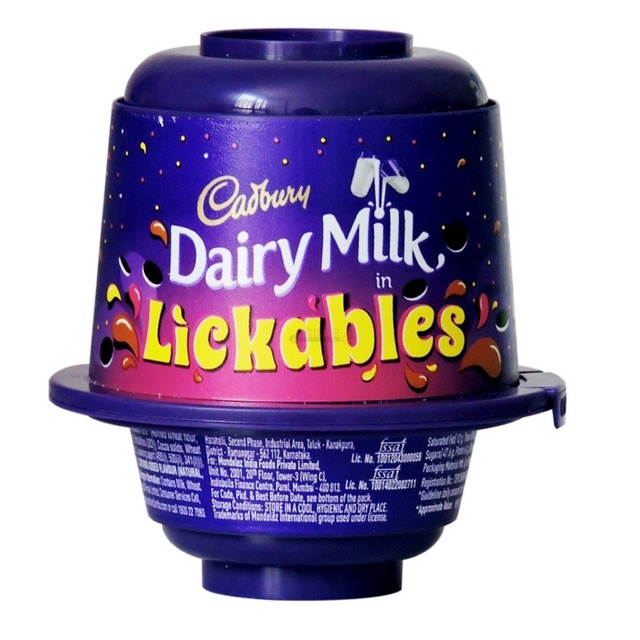 

Cadbury Dairy Milk Lickables 20gr CUP 8901233026510 Kinder Joy Lookalike Coklat