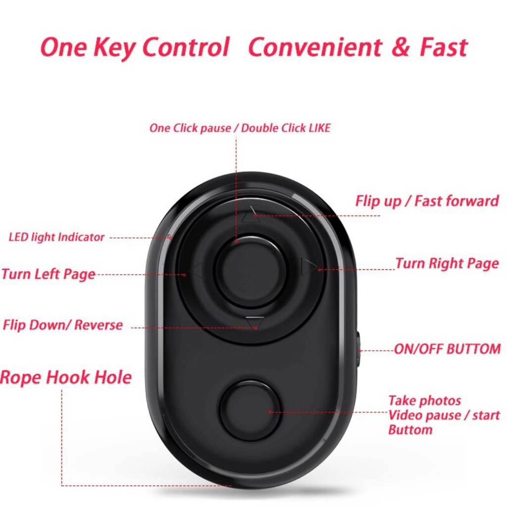 BLUETOOTH SHUTTER ABS 8 REMOTE WIRELESS HP