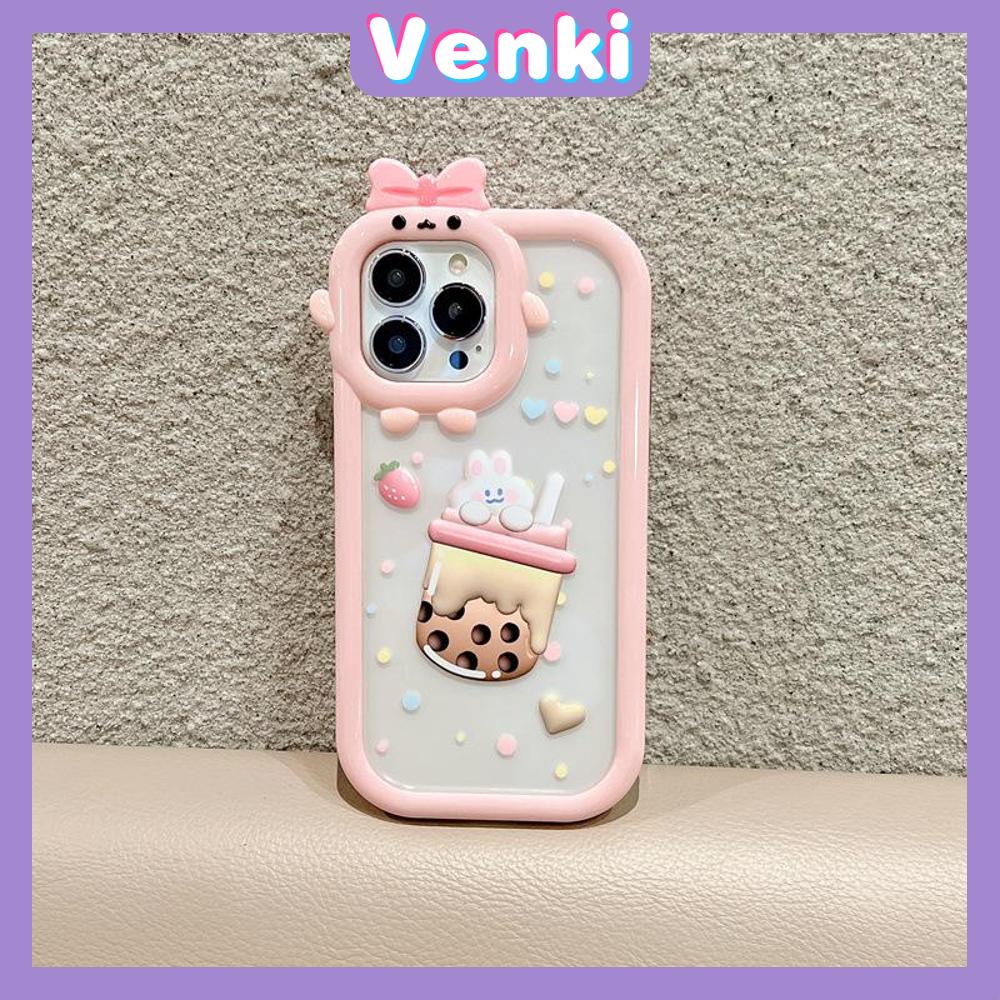 iPhone Case Silicone Soft Case Clear Case Airbag Shockproof Protection Camera Varnish Feel Bunny Cartoon Cute Compatible For iPhone 11 Pro Max 13 Pro Max 12 Pro Max 7Plus xr XS Max