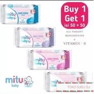 TISSUE BASAH MITU BABY WIPES 50s X 2pcs /GANTI POPOK/TISU BASAH/ BUY 1 GET 1