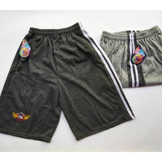 Celana Pendek Kolor Polos Kaos Jumbo