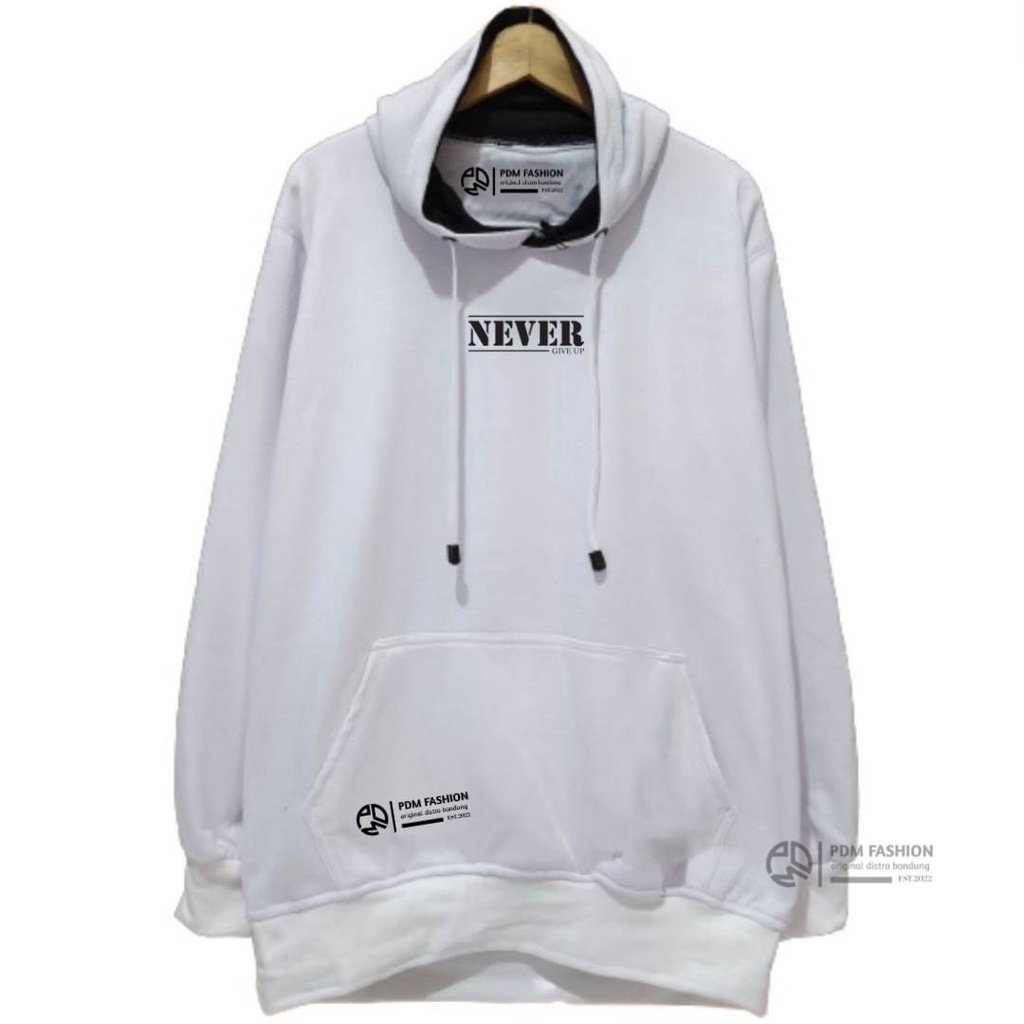 Hoodie Pria Terbaru Warna Putih Sweater Hoodie Laki Laki Oversize Jaket Cowok Cewek Terlaris