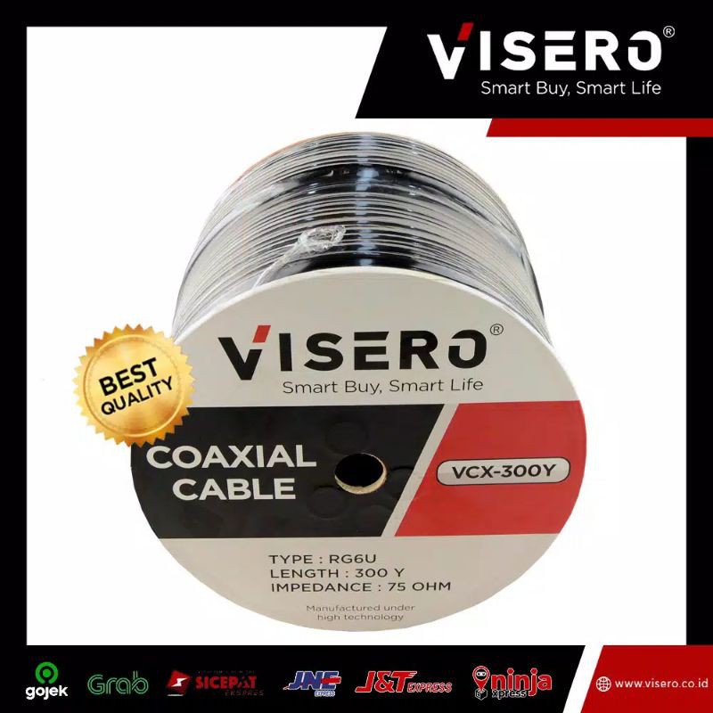 Kable RG6 Cable Parabola Coaxial 300Y Visero