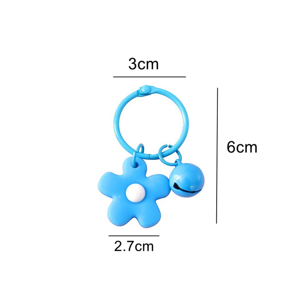 Gantungan Kunci Bentuk Bunga Warna Permen Untuk Dekorasi Mobil