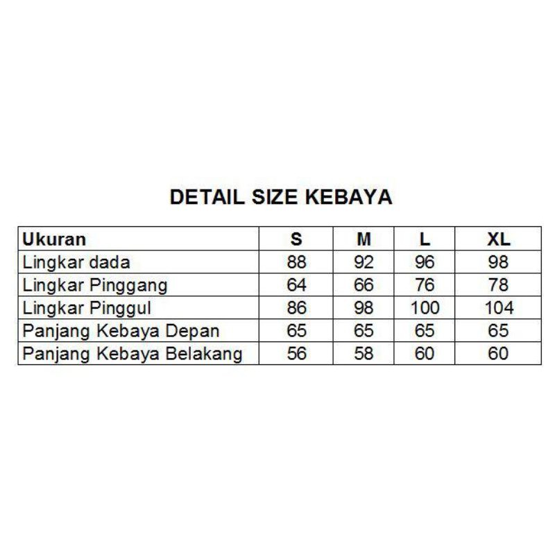 Kebaya bordir+ jahit preorder