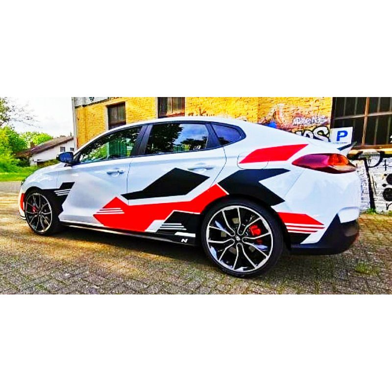 CUTTING STIKER MOBIL SEDAN  STRIPING MOBIL SEDAN VIOS COROLLA CIVIC CAMRY CITY BALENO STIKER MOBIL K