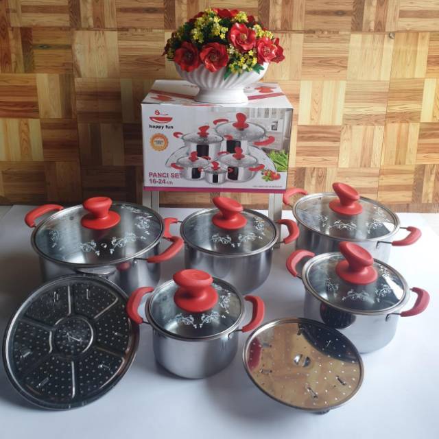 Panci set high pot happy fun