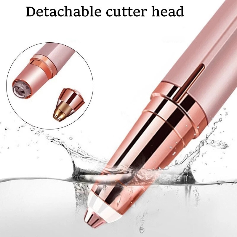 Electric Eyebrow Trimmer Ladies Portable Facial Epilator Painless Mini Eyebrow Trimmer Epilator Beauty