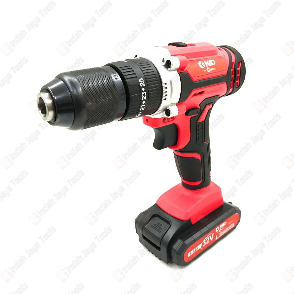 KKO MAILTANK K12 Mesin Bor Beton Besi Kayu 32V Baterai Cordless Drill