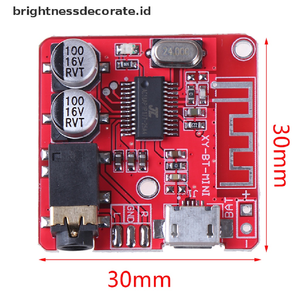 Modul decoder mp3 lossless wireless bluetooth 3.7-5v Dengan Kartu tf