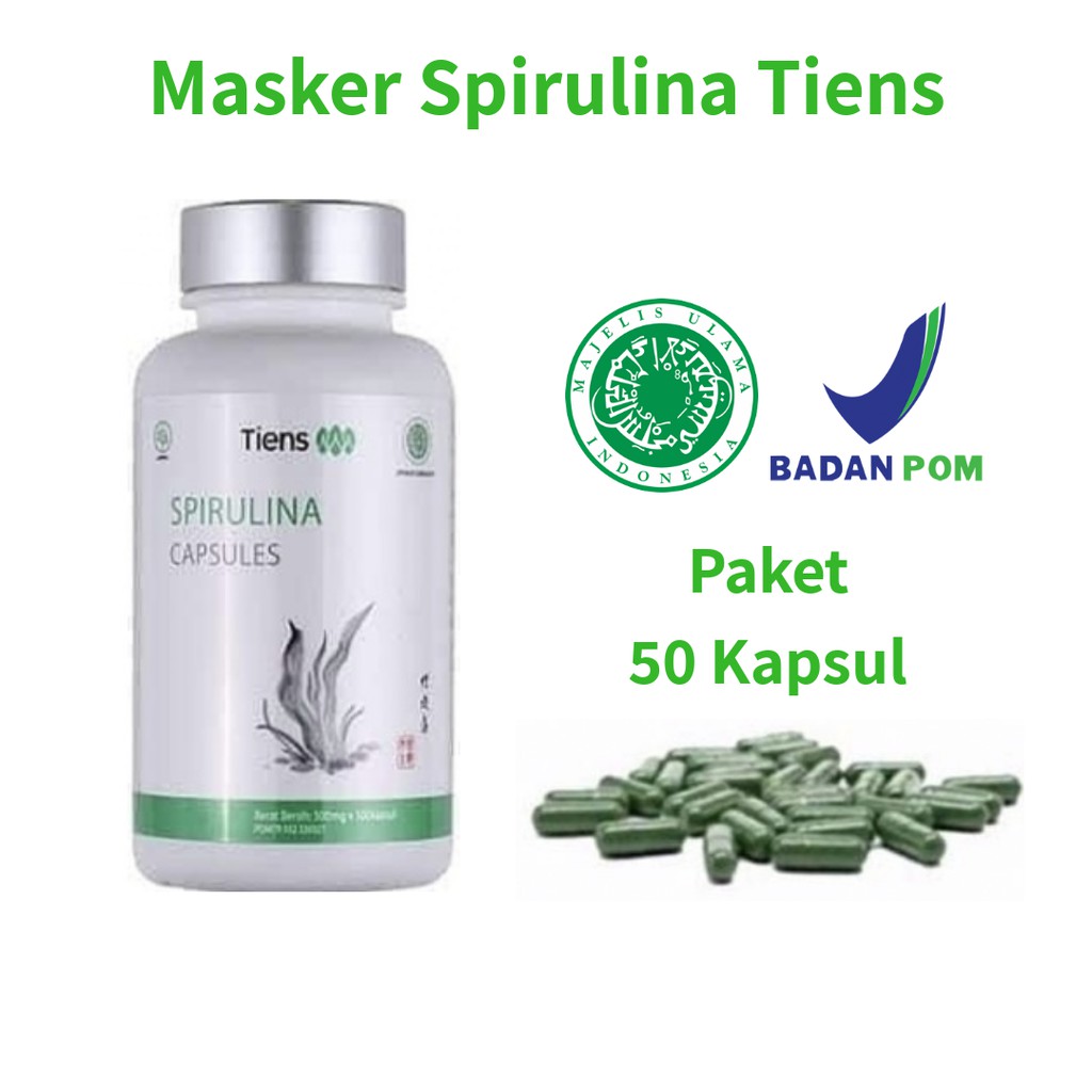 Jual Masker Spirulina Asli Tiens Kota Bandung Jawa Barat MESKARI