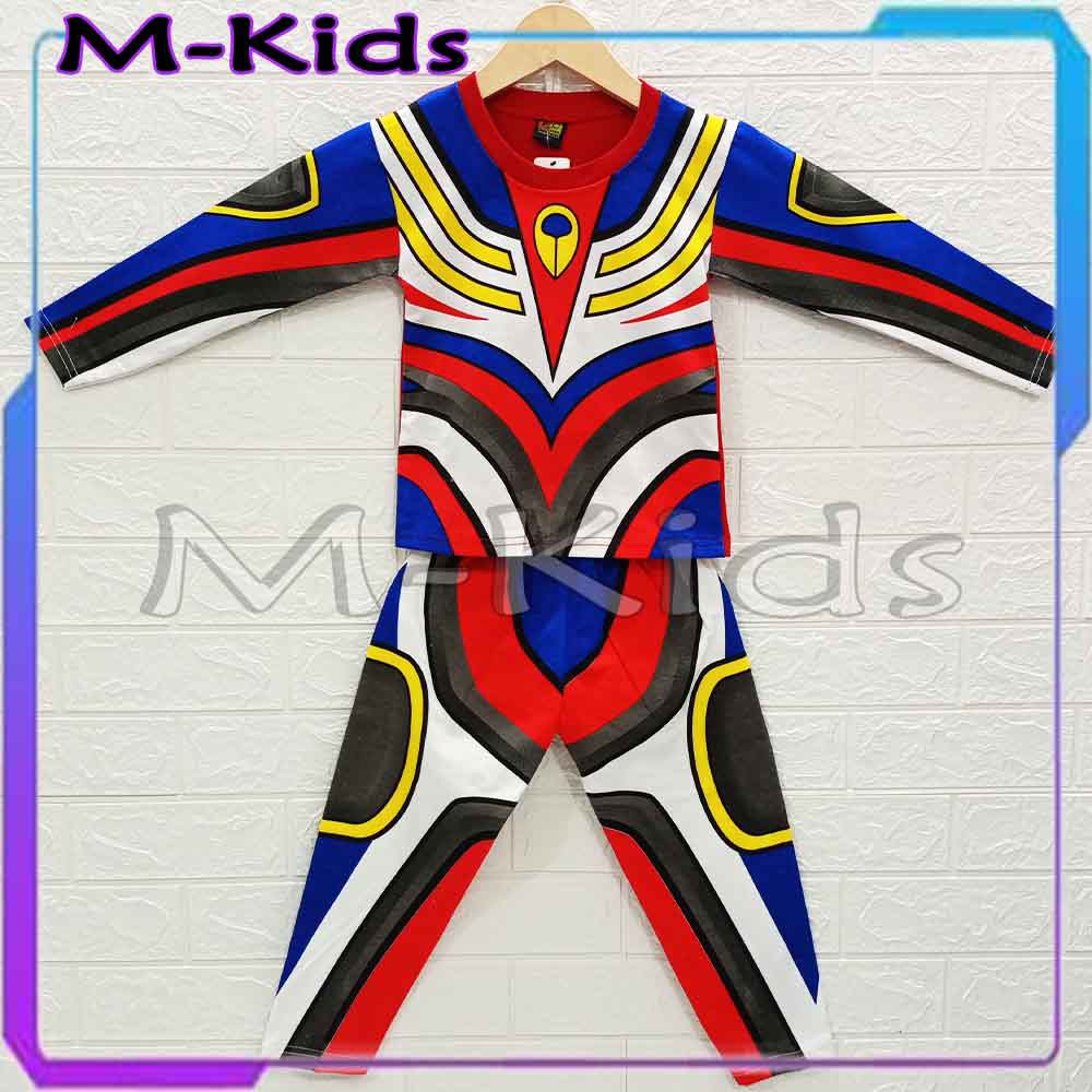 MKids88 - Baju Setelan KOSTUM SUPERHERO Karakter Ultraman