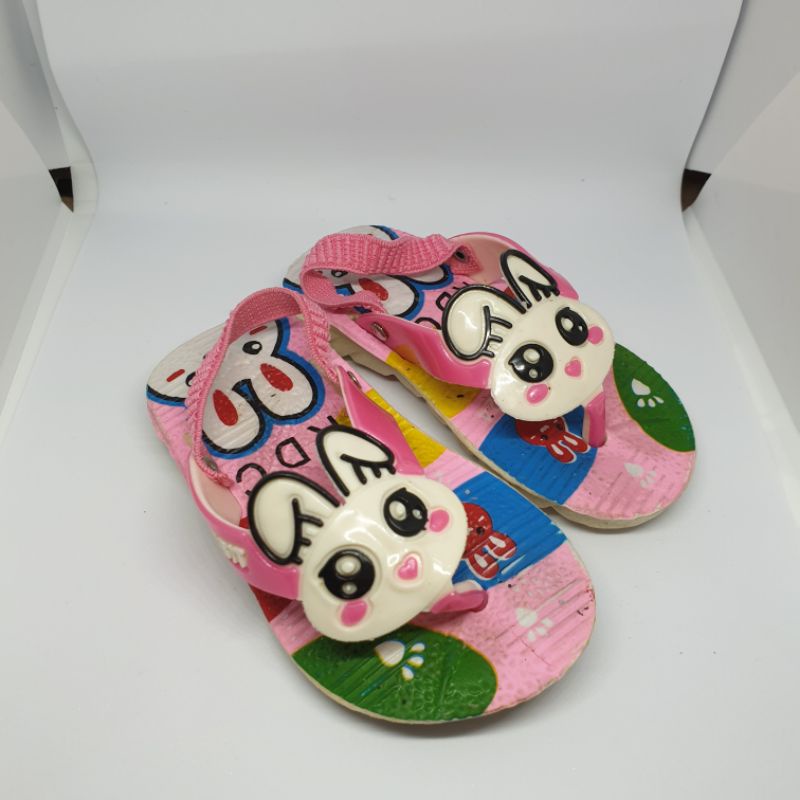 Sandal sepatu karet anak cew PRELOVED