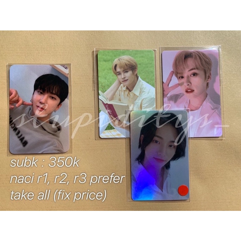 [READY] STRAY KIDS SUBK POB NOEASY CHANGBIN NACIFIC ROUND 1 2 3 HYUNJIN LEE KNOW PHOTOCARD