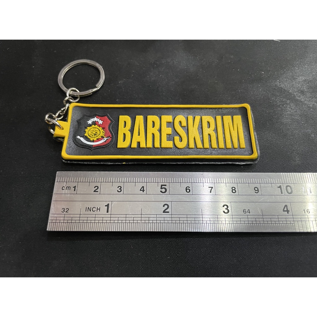 Gantungan Kunci Bareskrim | Keychain | Gantungan Kunci Karet Bareskrim Sidiksakti