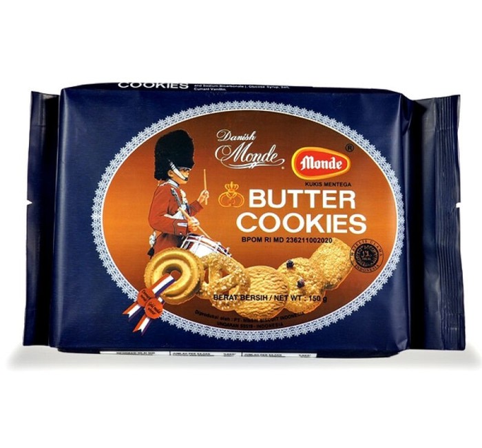 

Monde Butter Cookies 150gr - Biskuit Kukis Mentega