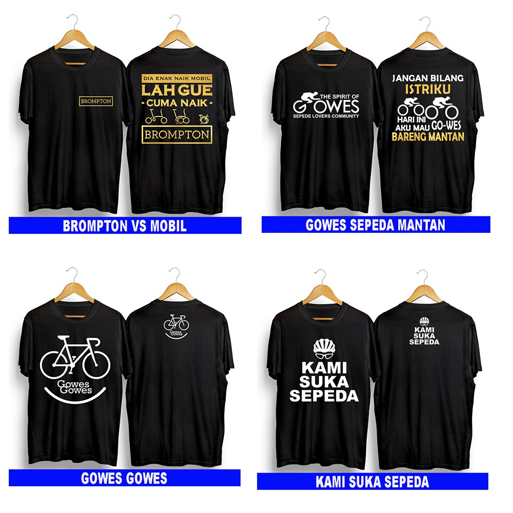  Kaos  Distro Sepeda Fun Corner  Gowes Gowes Shopee Indonesia